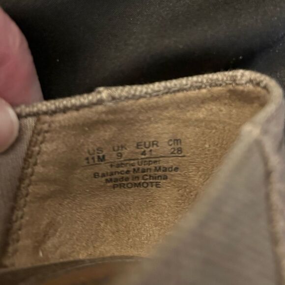 Life Stride Velocity Khaki Canvas memory foam 3” Cork Wedge Heel Shoes Size 11 - Picture 10 of 10